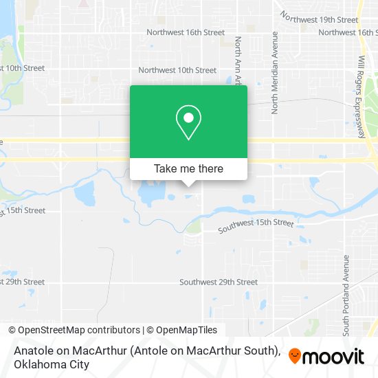 Anatole on MacArthur (Antole on MacArthur South) map