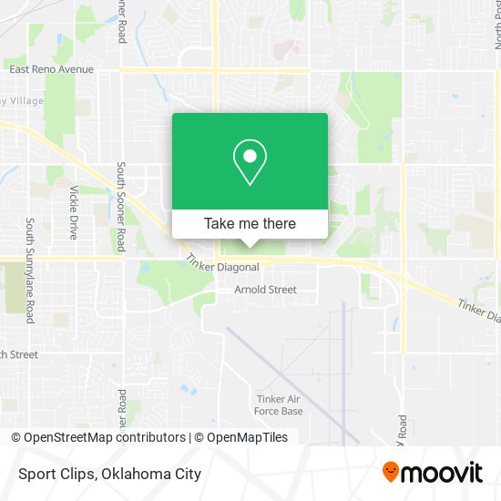 Sport Clips map