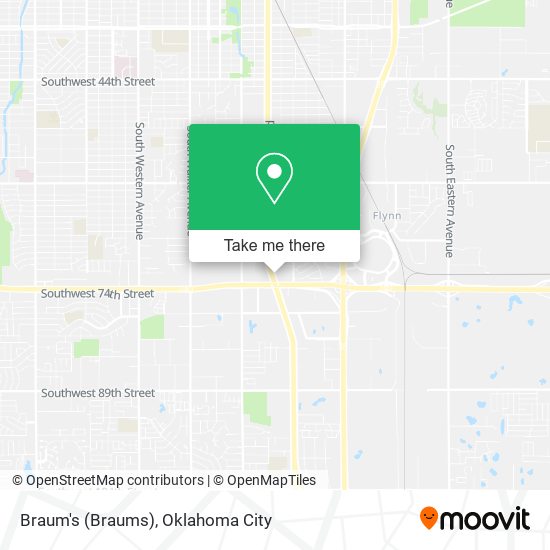 Braum's (Braums) map
