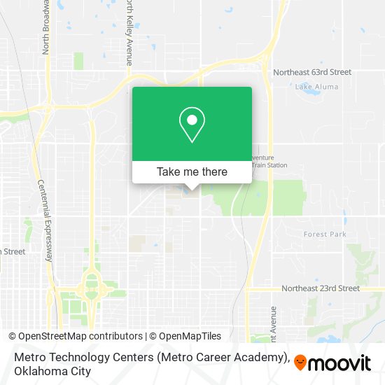 Metro Technology Centers (Metro Career Academy) map