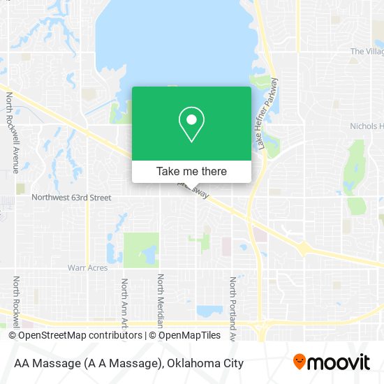 Mapa de AA Massage (A A Massage)