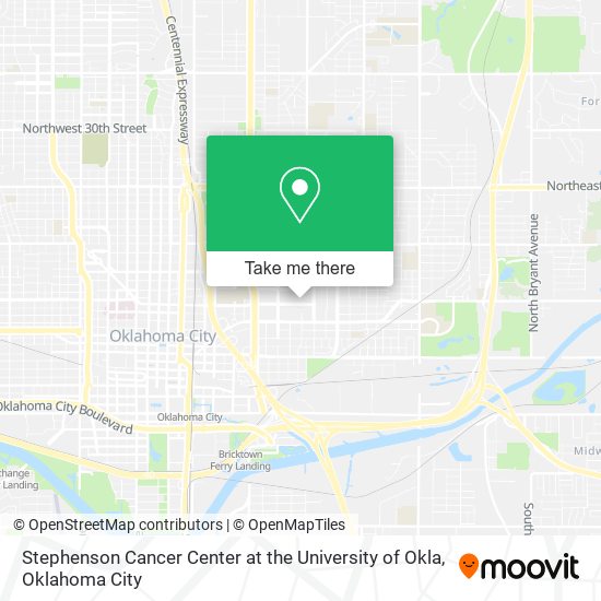 Stephenson Cancer Center at the University of Okla map