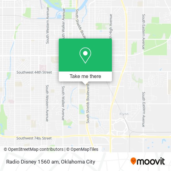 Radio Disney 1560 am map