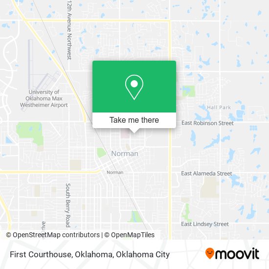 First Courthouse, Oklahoma map