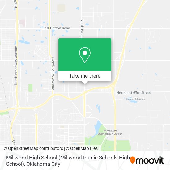 Millwood High School (Millwood Public Schools High School) map
