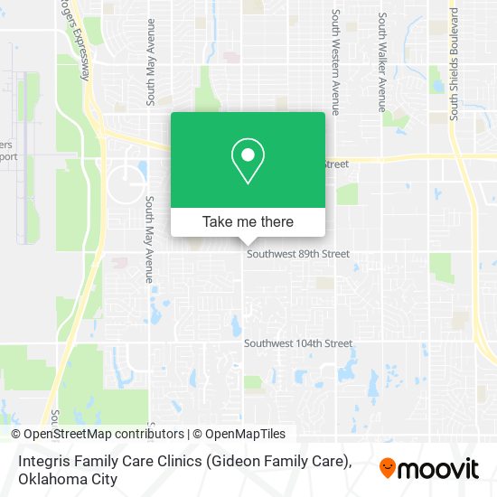 Integris Family Care Clinics (Gideon Family Care) map