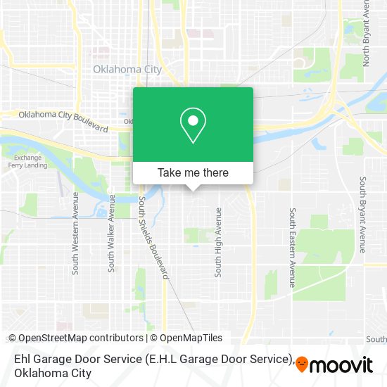 Ehl Garage Door Service map