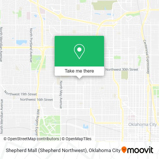 Shepherd Mall (Shepherd Northwest) map