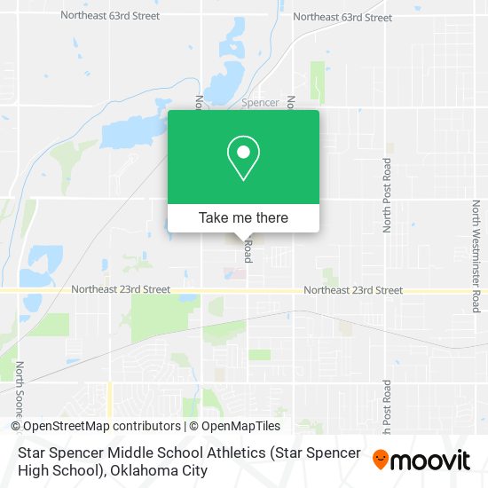 Star Spencer Middle School Athletics (Star Spencer High School) map