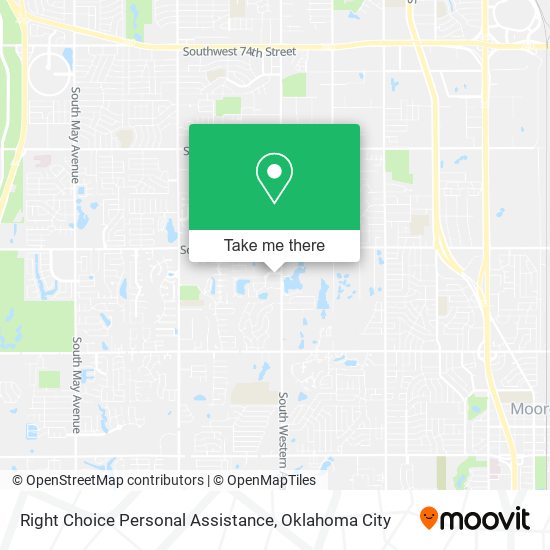 Right Choice Personal Assistance map