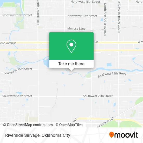 Riverside Salvage map