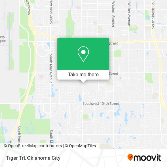 Tiger Trl map