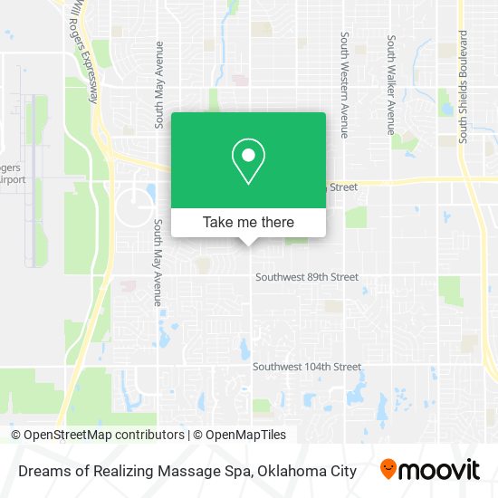 Mapa de Dreams of Realizing Massage Spa
