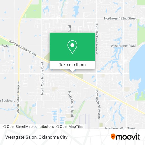 Mapa de Westgate Salon