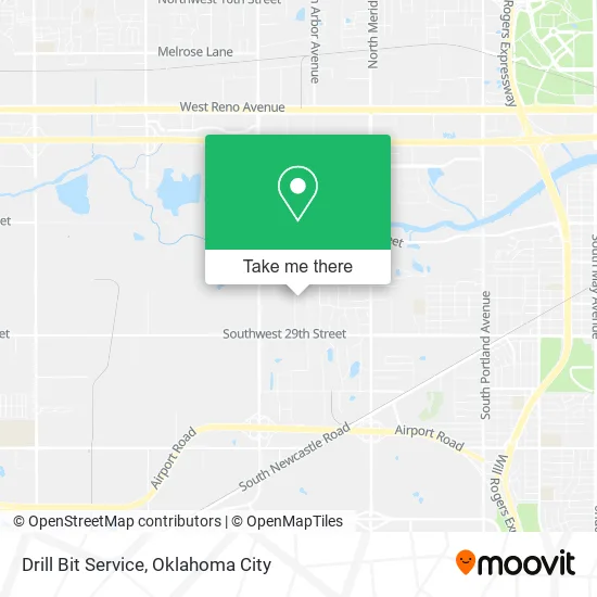 Mapa de Drill Bit Service