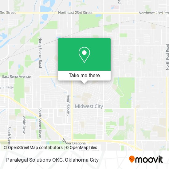 Paralegal Solutions OKC map