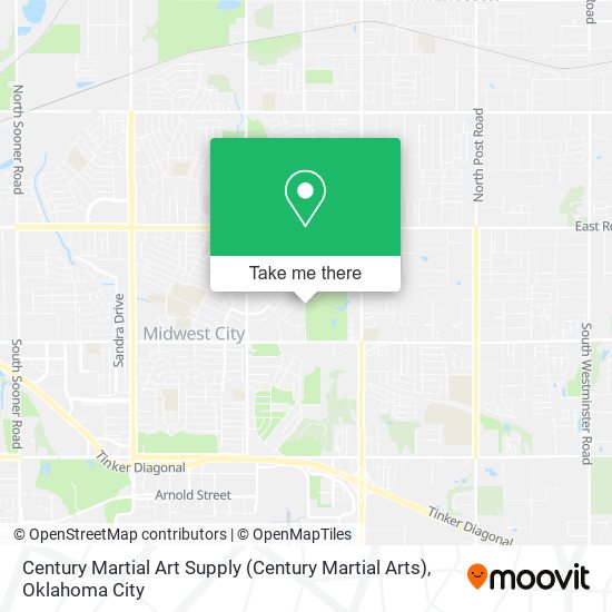 Century Martial Art Supply (Century Martial Arts) map