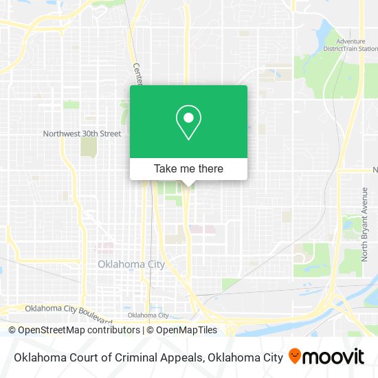 Oklahoma Court of Criminal Appeals map