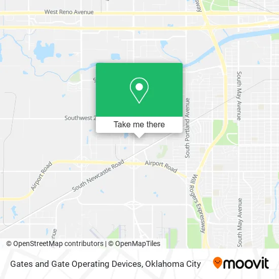 Mapa de Gates and Gate Operating Devices