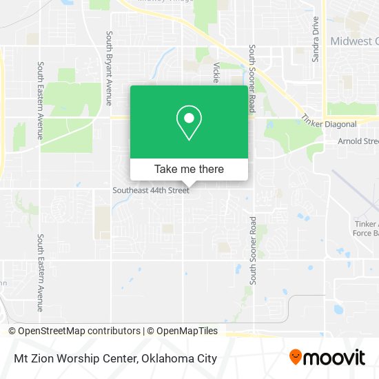 Mt Zion Worship Center map