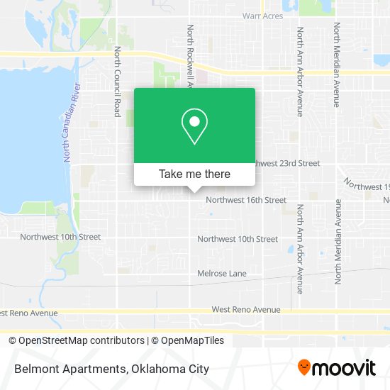 Belmont Apartments map