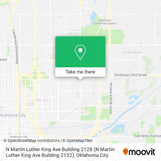 N Martin Luther King Ave Building 2128 map