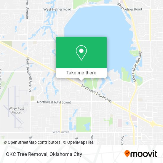 OKC Tree Removal map