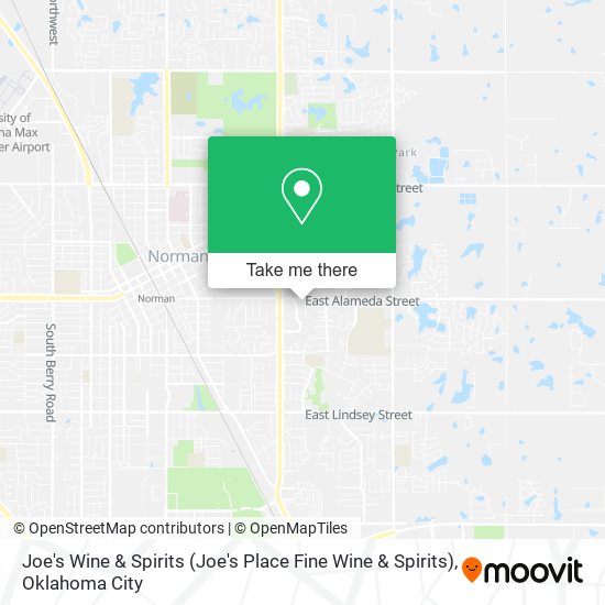 Joe's Wine & Spirits (Joe's Place Fine Wine & Spirits) map