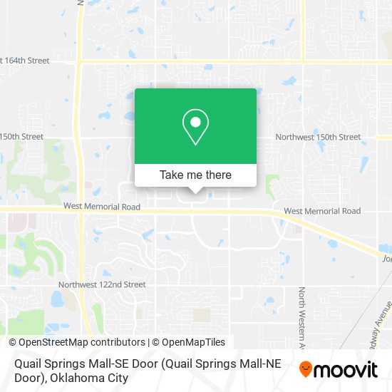 Quail Springs Mall-SE Door map