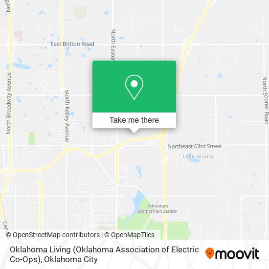 Oklahoma Living (Oklahoma Association of Electric Co-Ops) map