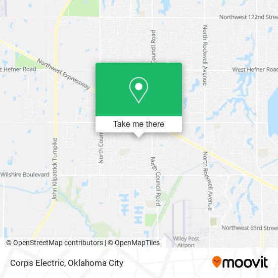 Corps Electric map