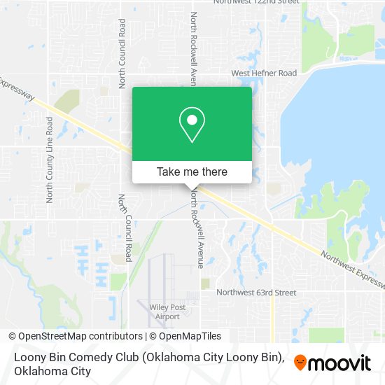Loony Bin Comedy Club (Oklahoma City Loony Bin) map