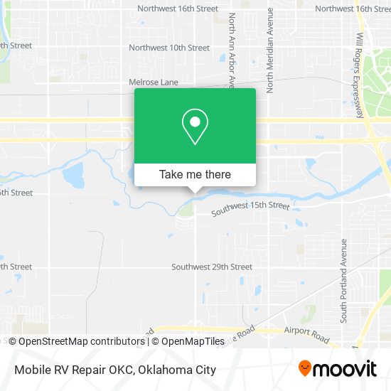 Mapa de Mobile RV Repair OKC