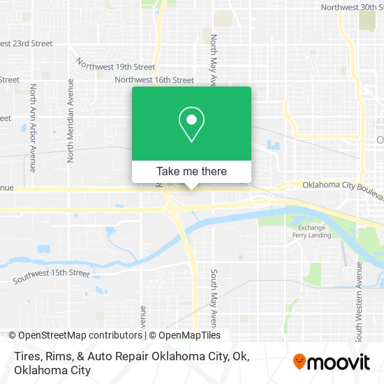 Tires, Rims, & Auto Repair Oklahoma City, Ok map