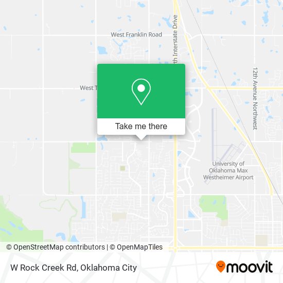 Mapa de W Rock Creek Rd