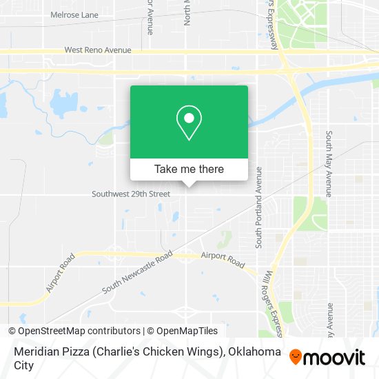 Meridian Pizza (Charlie's Chicken Wings) map