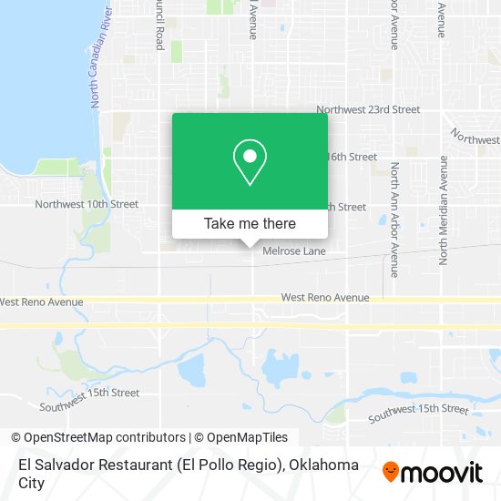 El Salvador Restaurant (El Pollo Regio) map