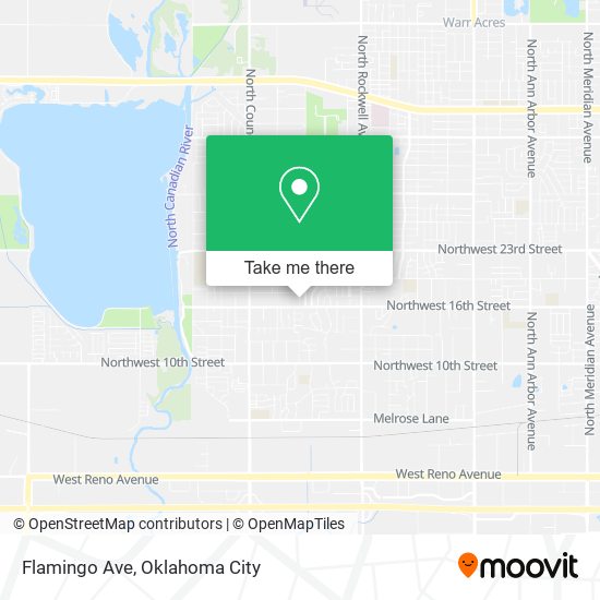 Flamingo Ave map