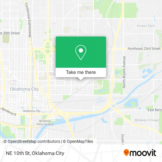 NE 10th St map