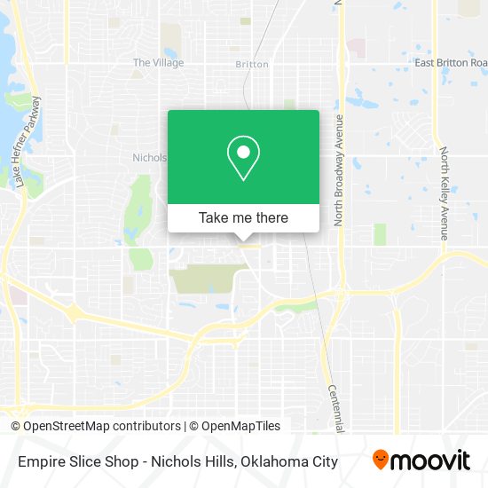 Mapa de Empire Slice Shop - Nichols Hills