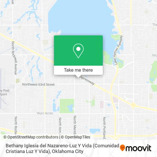 Bethany Iglesia del Nazareno-Luz Y Vida (Comunidad Cristiana Luz Y Vida) map
