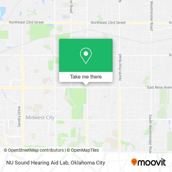 NU Sound Hearing Aid Lab map