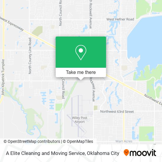 A Elite Cleaning and Moving Service map