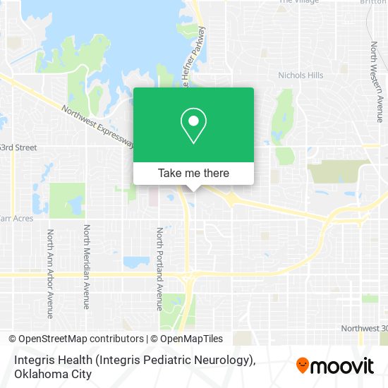 Integris Health (Integris Pediatric Neurology) map