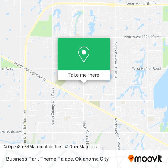 Mapa de Business Park Theme Palace