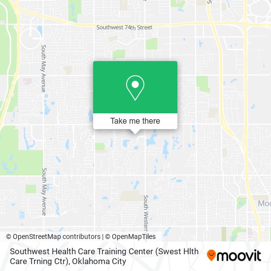 Southwest Health Care Training Center (Swest Hlth Care Trning Ctr) map