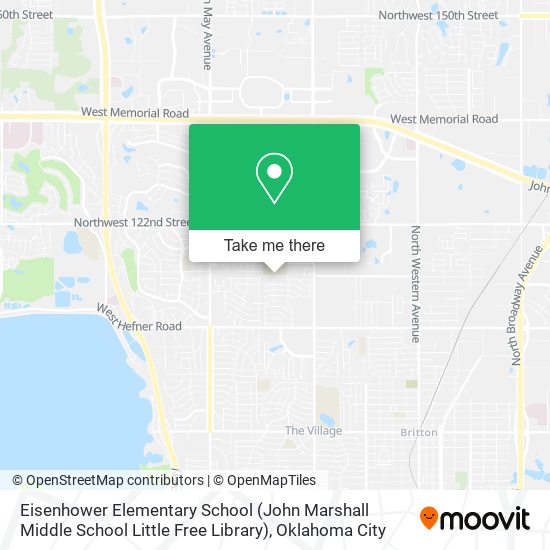 Eisenhower Elementary School (John Marshall Middle School Little Free Library) map