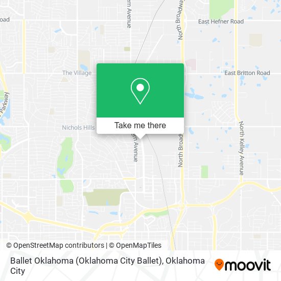 Ballet Oklahoma (Oklahoma City Ballet) map
