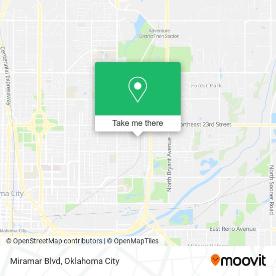 Mapa de Miramar Blvd