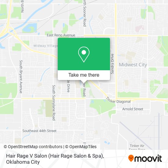 Hair Rage V Salon map